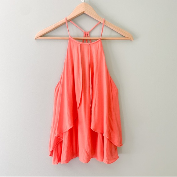 Forever 21 Tops - Pink Boho Floral Crossback Forever 21 Tank Flowy